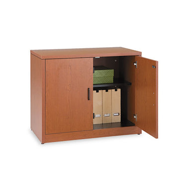 HON® 10500 Series Storage Cabinet W-doors, 36w X 20d X 29-1-2h, Bourbon Cherry freeshipping - TVN Wholesale